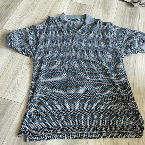 GUESS Mens Vintage 90s Country Club Striped Collared Polo Shirt Size XL - Picture 1 of 5